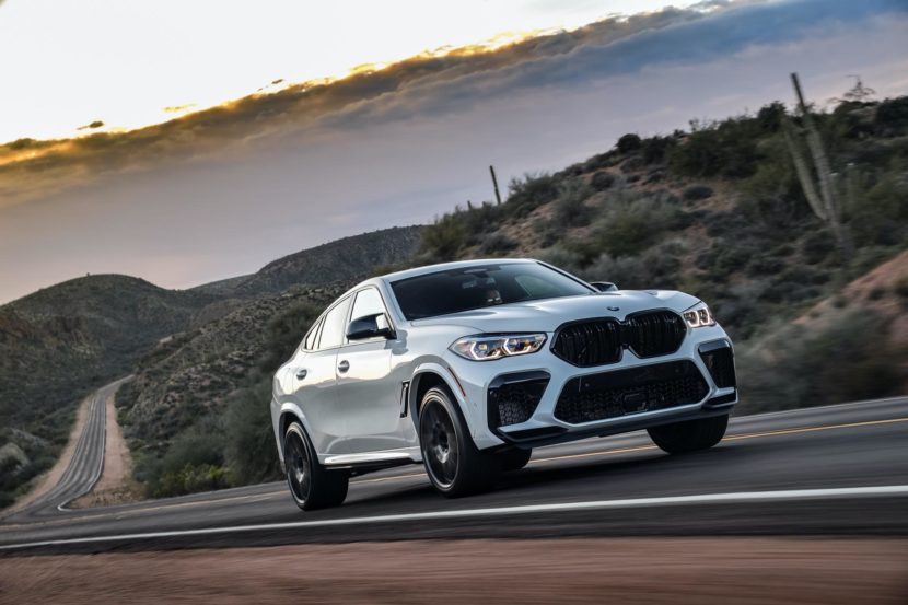 2020 BMW X6M Competition Mineral White 18 830x553